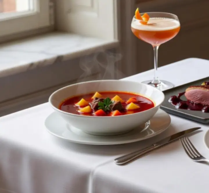 Gourmet fogások a Buda Dining Hub étterem menüjéből