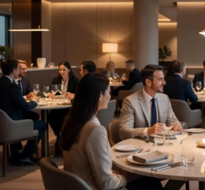 Elegáns üzleti vacsora a Buda Dining Hub éttermében