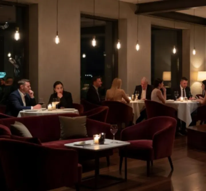 Élő zenekar és hangulatos fények a Buda Dining Hub színpadán